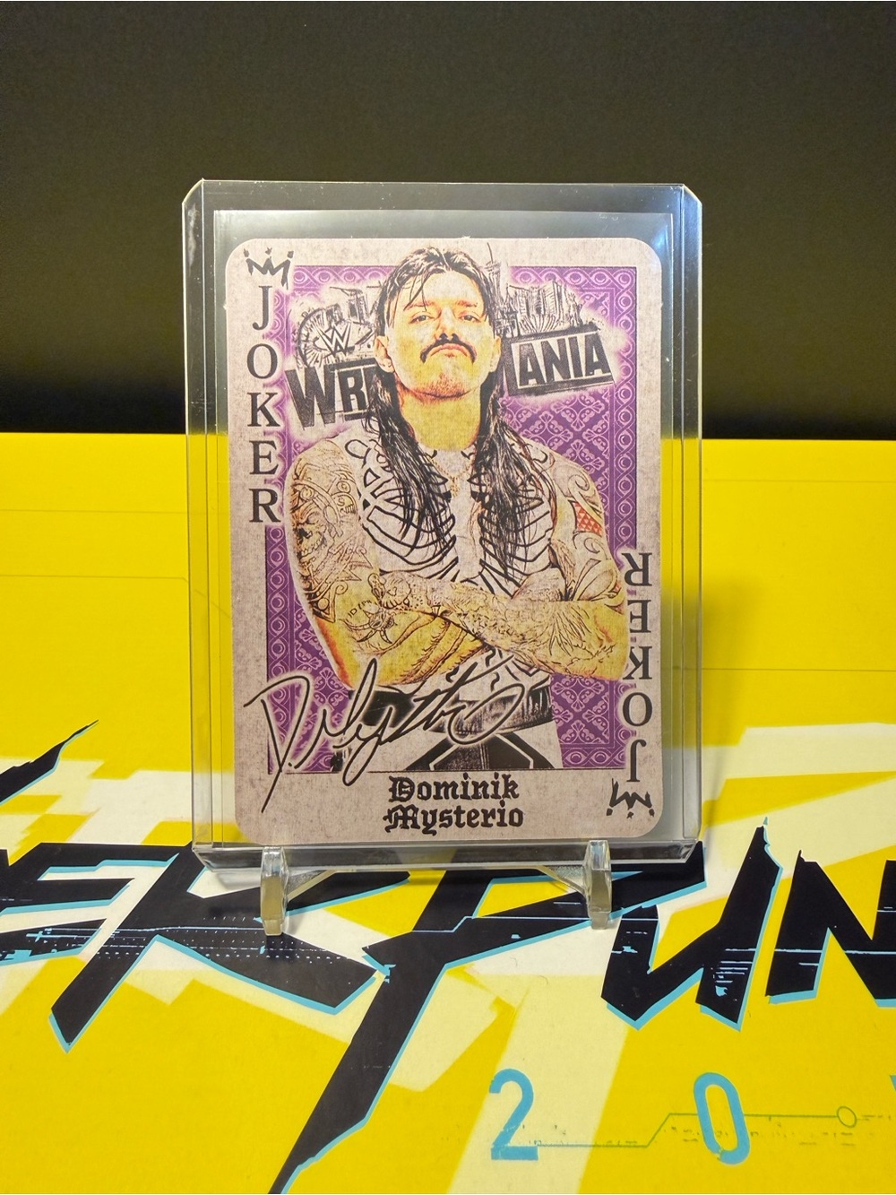 DOMINIK MYSTERIO-WWE Hot Topic Ripple Junction-Limited Edition PROMO Card- New